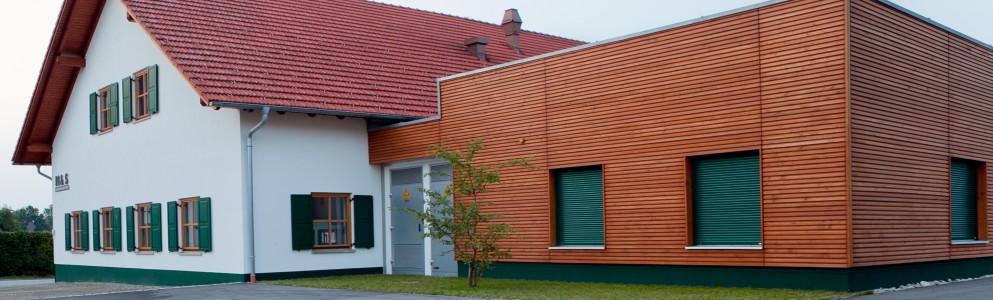 Neubau Wohnhaus und Baumeisterarbeiten der Fertigungshalle der M&S Kunstofftechnik, Bad Wörishofen