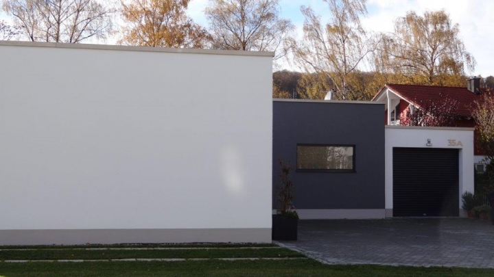 Neubau eines modernen Wohngebäudes in Mindelheim 